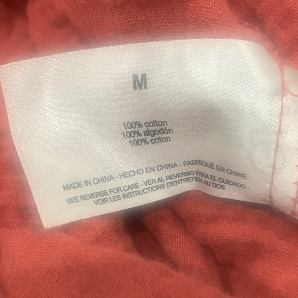 Jessica Simpson Red Textured Shirt - Picture 4 of 7